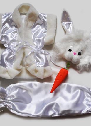 Карнавальний костюм для хлопчика "заєць".