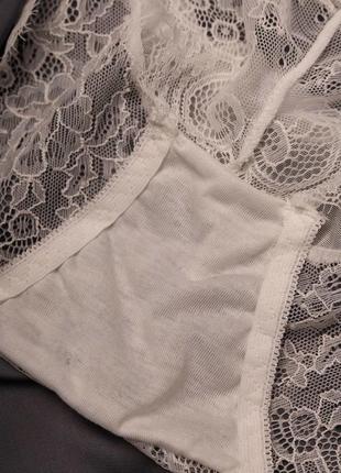 Жіночий комплект білизни 36/80c, l, в білому кольорі з мереживом пуш-ап3 фото