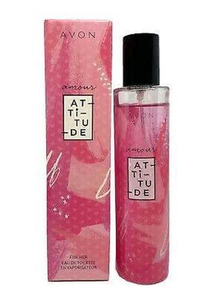 Туалетная вода avon attitude amour для нее, 50 мл3 фото