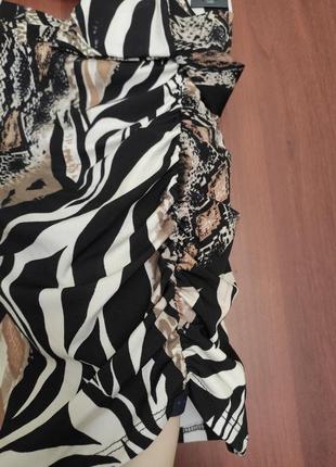 Распродажа новая юбка в анималистический принт8 фото