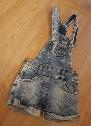 Стильний джинсовий комбінезон 2