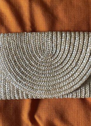 Клатч сумочка солом‘яна