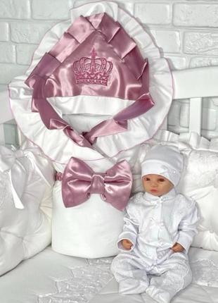 Одеяло-конверт "элегантность" на выписку из роддома