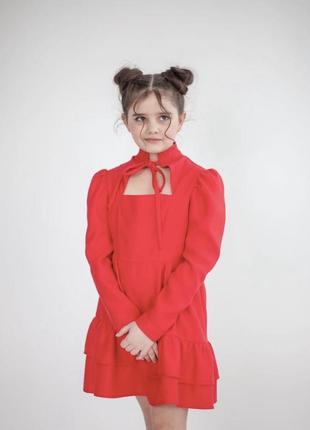 Красное нарядное платье6 фото