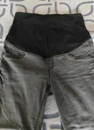 Зручні сірі джинси , штани для вагітних h&m mama4 фото