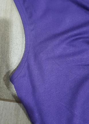 Фиолетовая майка из вискозы olsen из вискозы 14-16/42-44 размер8 фото