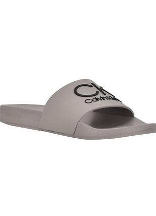 Новые шлепанцы calvin klein (ck slide sandal)с америки 12us,11us,10us,9us,8us