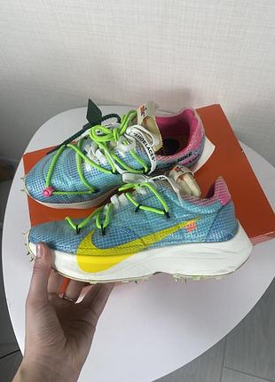 Nike wapor street × off white polarized blue кроссовки женские