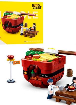 Конструктор sluban m38-b0705f кафе фуд-корт, прилавок