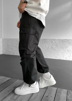 Мужские карго брюки / качественные карго в черном цвете на каждый день2 фото