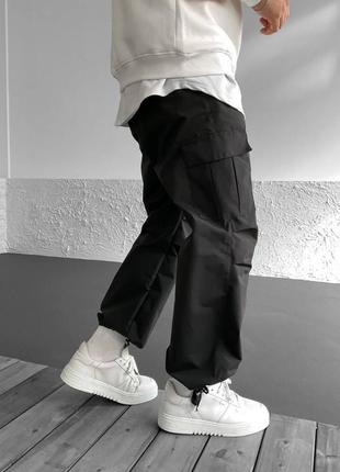 Мужские карго брюки / качественные карго в черном цвете на каждый день3 фото
