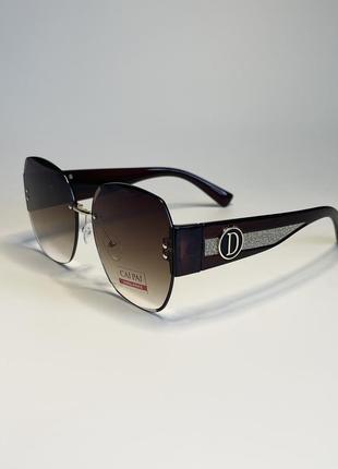 Солнцезащитные очки коричневые женские2 фото