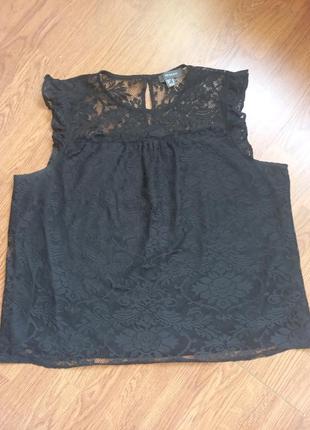 Майка подвійна з мереживом