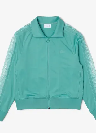 Оригінальна  lacoste mens regular fit zipped piqu sweatshirt  s