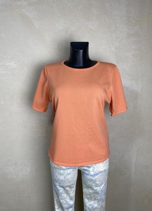 Блуза персикова