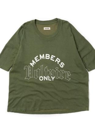 Zadig & voltaire portland members only sweatshirt женская футболка