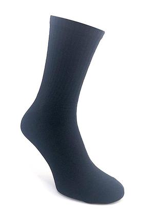 Набор мужские высокие носки sport classic black 5 пар 41-45 черные высокие носочки летние демисезонные5 фото