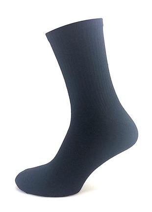 Набор мужские высокие носки sport classic black 5 пар 41-45 черные высокие носочки летние демисезонные2 фото