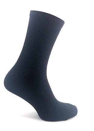 Набор мужские высокие носки sport classic black 5 пар 41-45 черные высокие носочки летние демисезонные6 фото