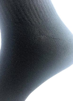 Набор мужские высокие носки sport classic black 5 пар 41-45 черные высокие носочки летние демисезонные9 фото