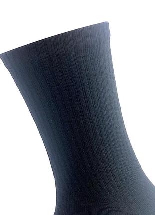 Набор мужские высокие носки sport classic black 5 пар 41-45 черные высокие носочки летние демисезонные10 фото