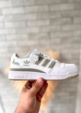 Adidas forum low white green