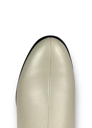 Женские кожаные ботинки демисезонные серые на низком каблуке 18j972-01j-1474 lady marcia 21828 фото