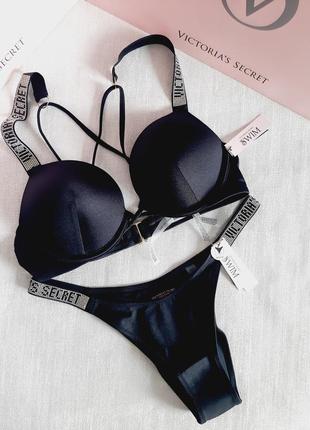 Купальник victoria's secret зі стразами бюстгалтер victoria's secret