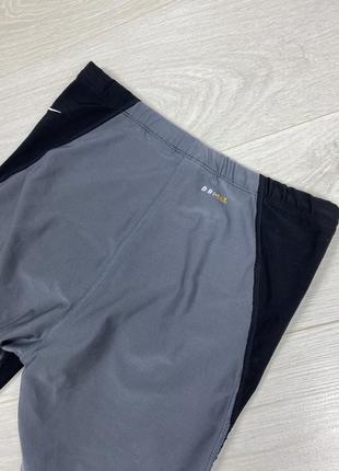 Nike dry-fit винтажные шорты эластичные велосипедки спортивные с лого6 фото
