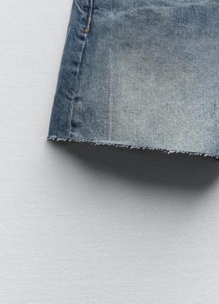 Zara джинсовые шорты, джинсы, короткие бермуды9 фото
