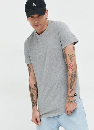 Футболка jack &amp; jones organic cotton grey