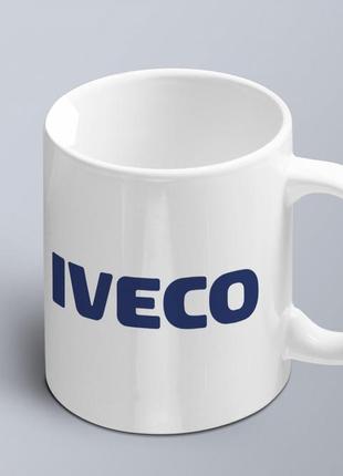 Чашка с принтом авто логотип  iveco  (02010102047)