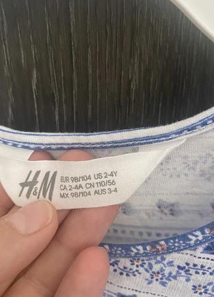 Сукня h&amp;m 2-4р2 фото