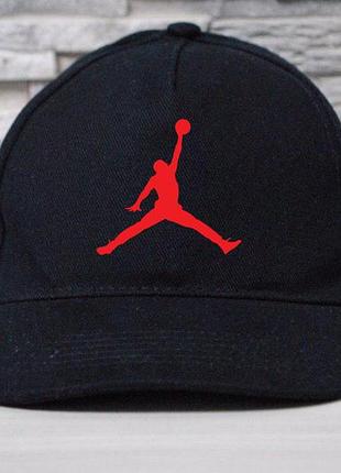 Бейсболка черная jordan