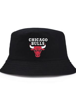 Черная панамка chicago bulls