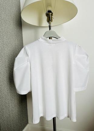 Нова розкішна блуза футболка zara made in portugal6 фото