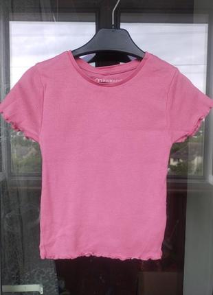 Футболка в рубчик топ