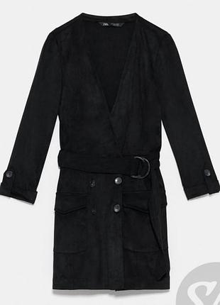 Замшевый комбинезон ромпер zara