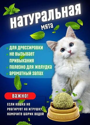 Іграшка-кулька для кота catnip