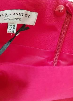 Шикарна яскрава рожева спідниця міді бренд оригінал laura ashley6 фото