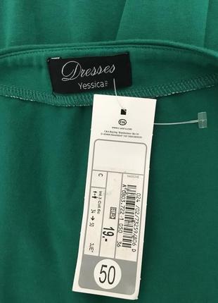 Нове (з етикеткою) яскраве трикотажне плаття від yessica (c&amp;a), розмір 50, укр 58-604 фото
