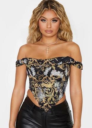 Корсет топ в стиле барокко