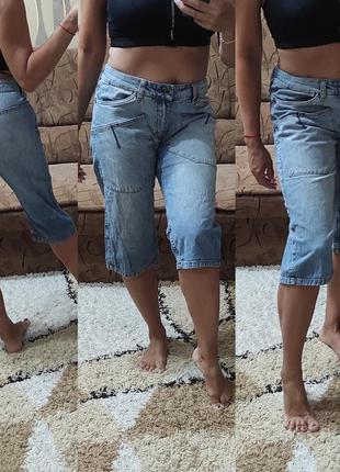 Широкие джинсовые шорты на подростка3 фото