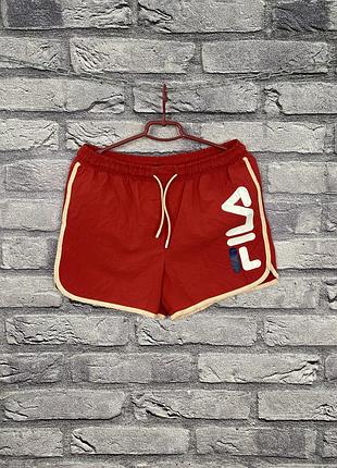 Мужские мужские шорты fila big logo swoosh