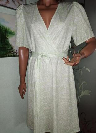Вискозное платье gina tricot3 фото