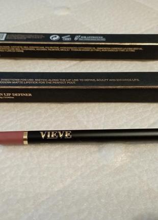 Карандаш для губ vieve modern lip definer peach'd