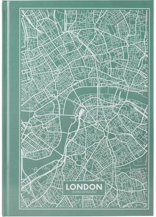 Зошит канц.а4"axent" 96кл. тв.обкл. maps london 8422-516-a