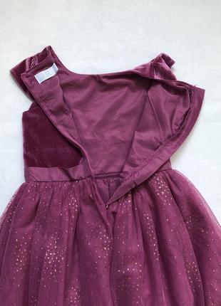 Красивое пышное платье для девочки 6 лет5 фото
