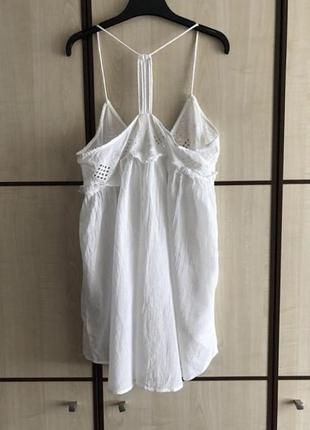 Блуза біла котонова з прошвою4 фото