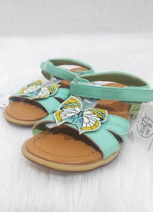 Лакированные сандалики для девочки, размер 27 (uk 9), новые
